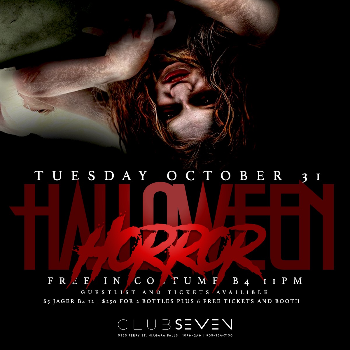 Club Seven - Special Events for Halloween 2023