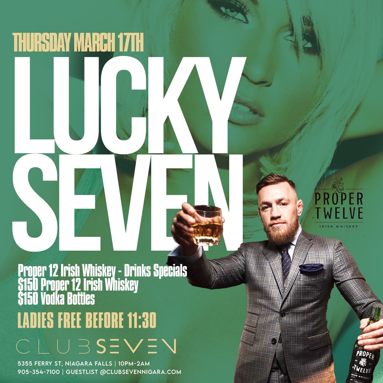 Club Seven - Special Events - St Patricks Day 2022