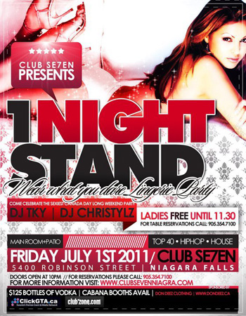 Club Se7en 1 Night Stand