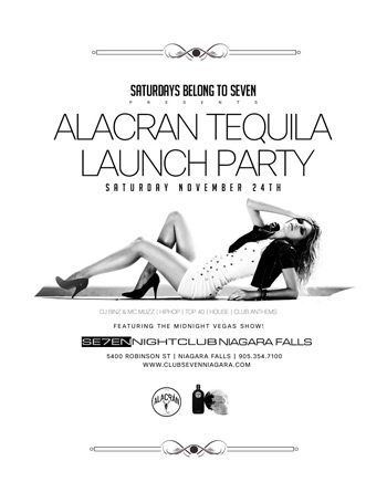 Club Se7en Alacran Tequila Launch Party