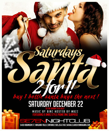 Club Se7en Saturdays Belong to Santa