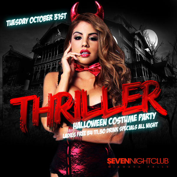 Club Seven - Halloween 2017 - Thriller Halloween Costume Party - Tuesday, October 31, 2015