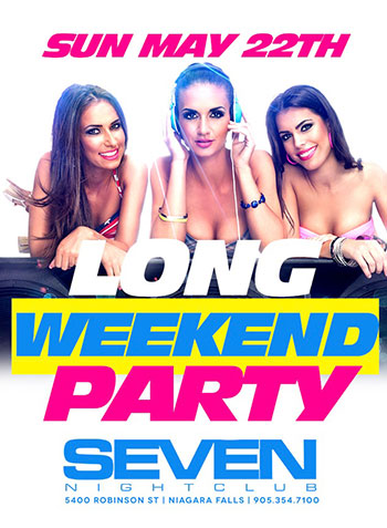 Club Se7en - Special Events - Long Weekend Party