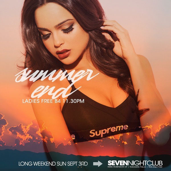 Club Seven - Special Events - Summer End - Long Weekend Sunday