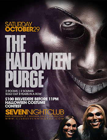 Club Se7en - Special Events - The Halloween Purge