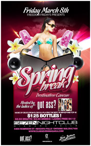 Club Se7en Freedom Fridays Spring Break