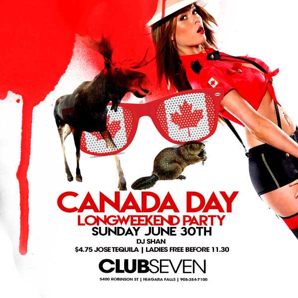 Club Seven - Special Events - Canada Day July 1
