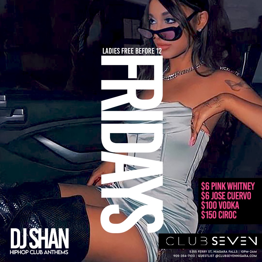 Club Seven - Fridays 2023