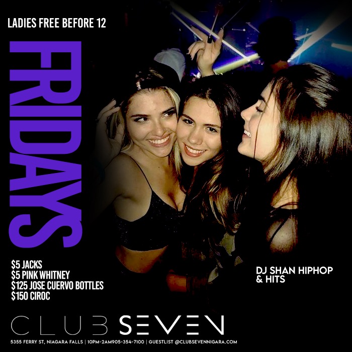 Club Seven - Fridays 2023