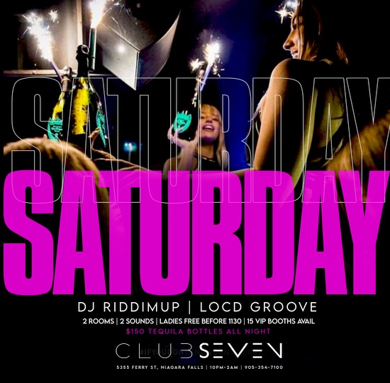 Club Seven - Saturday Clubbing in Niagara Falls 2023