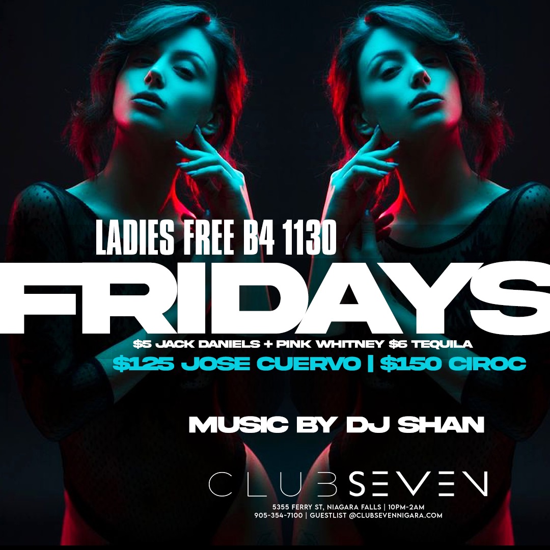 Club Seven - Fridays 2023