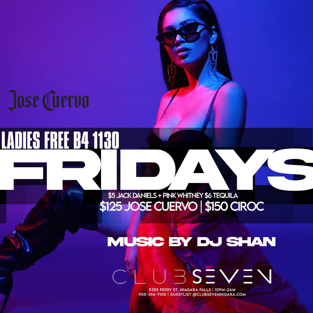 Club Seven - Fridays 2023