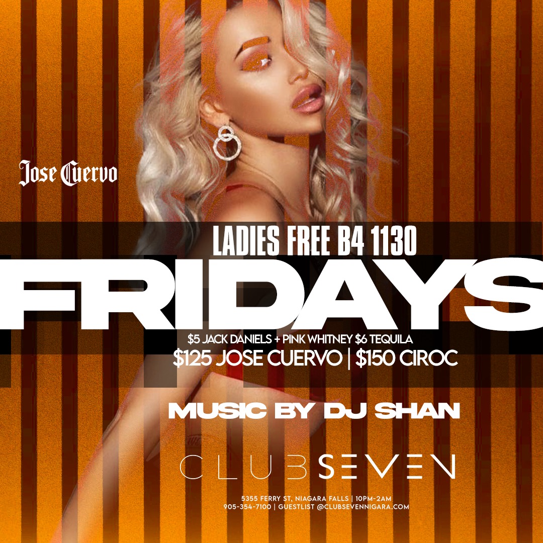 Club Seven - Fridays 2023