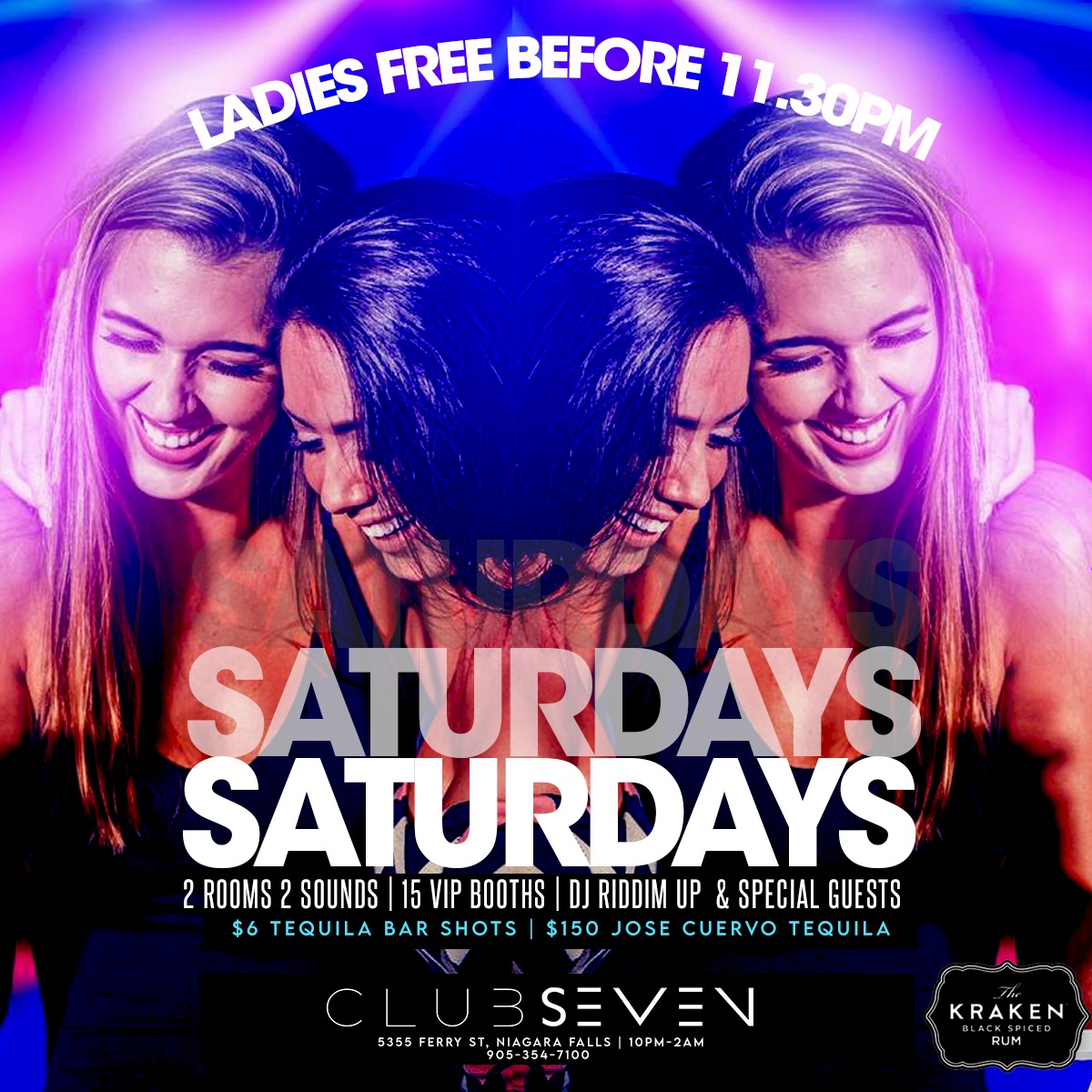 Club Seven - Saturday Clubbing in Niagara Falls 2023