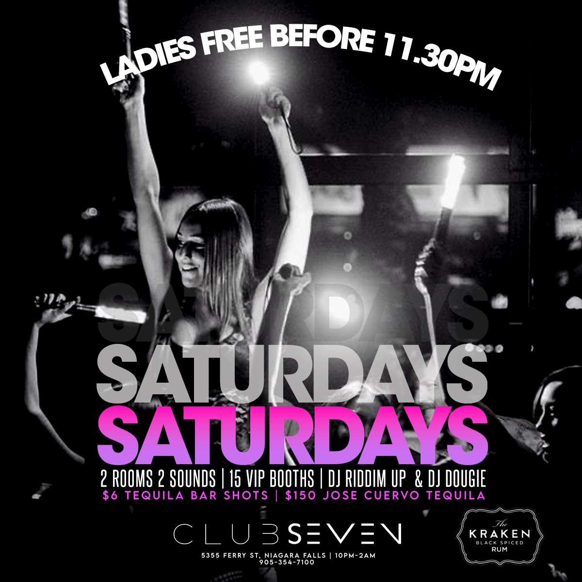 Club Seven - Saturday Clubbing in Niagara Falls 2023