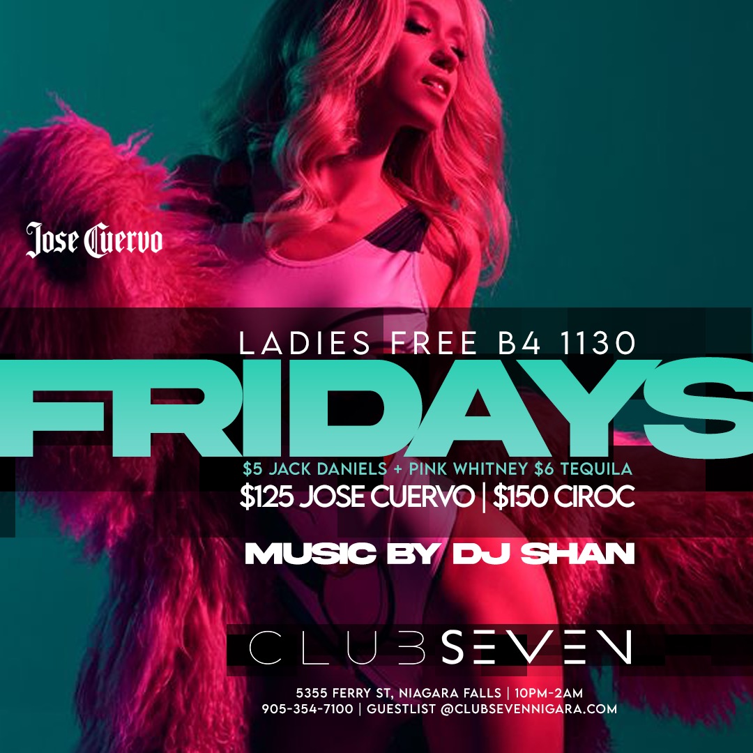 Club Seven - Fridays 2023