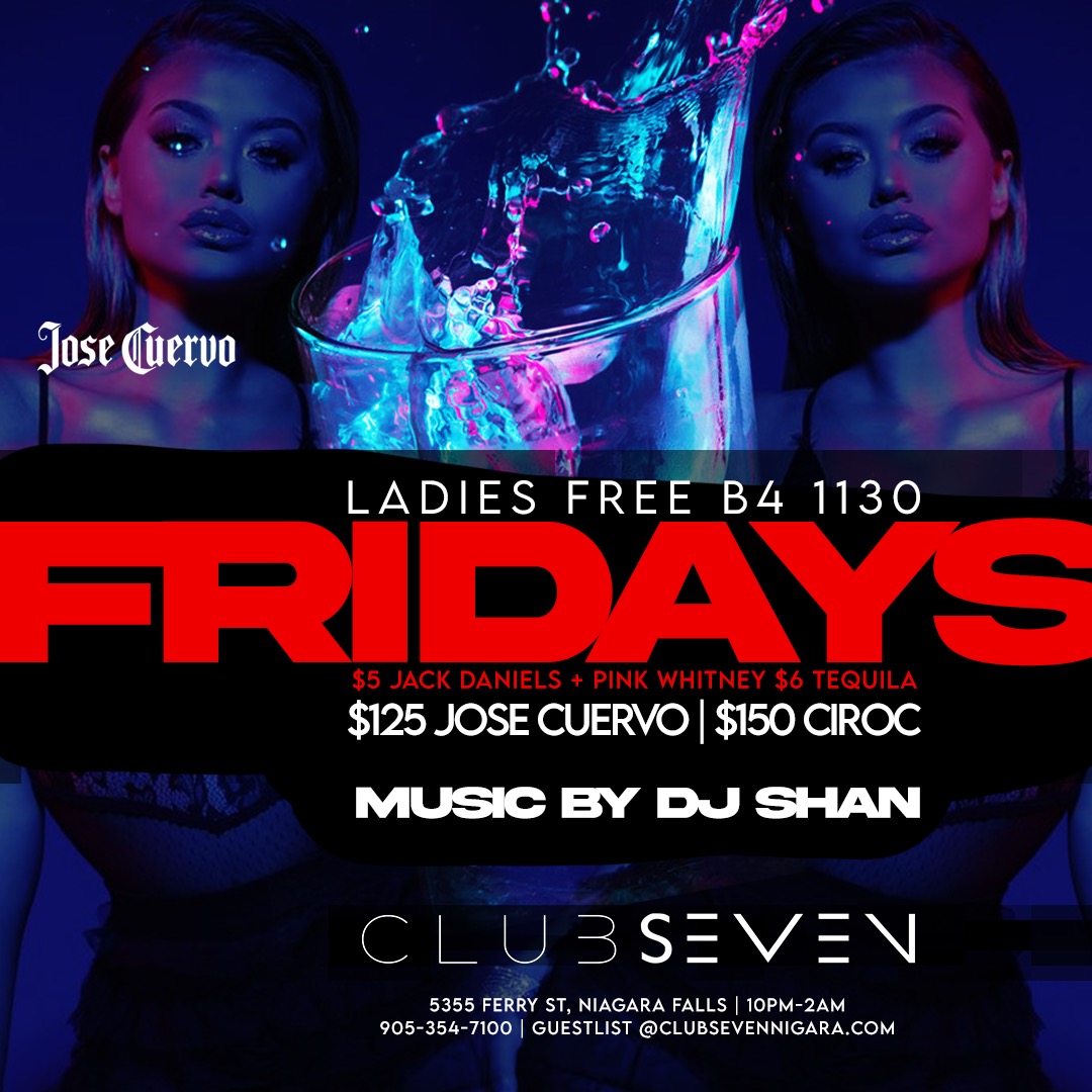 Club Seven - Fridays 2023