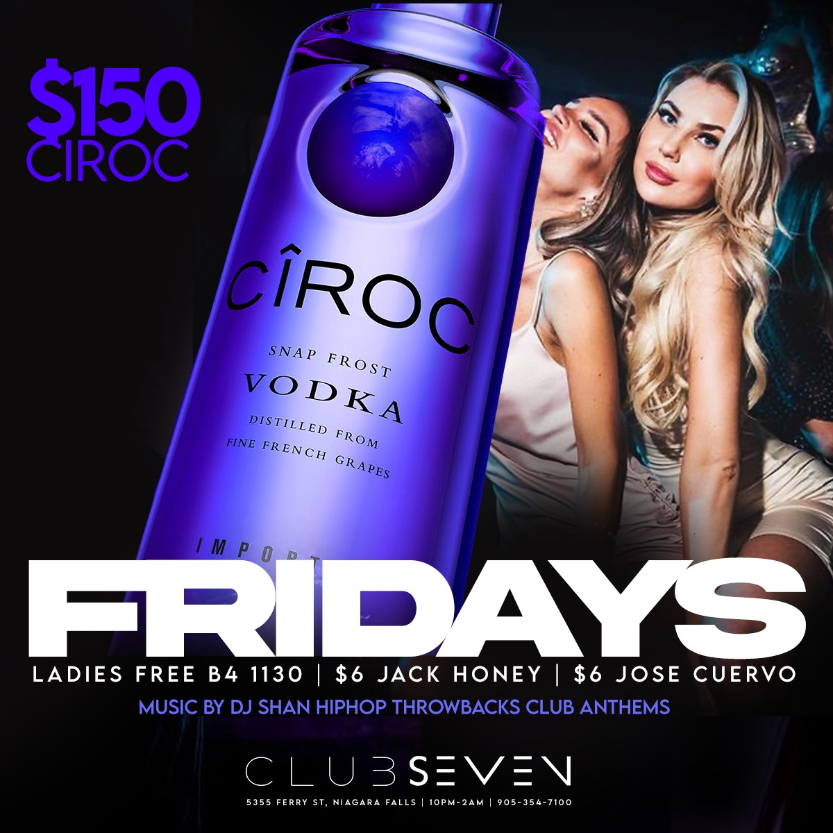 Club Seven - Fridays 2023