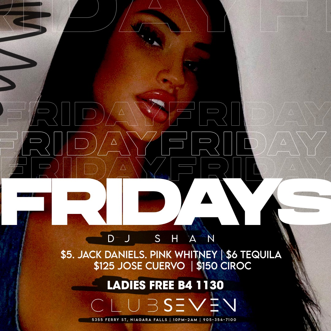 Club Seven - Fridays 2023