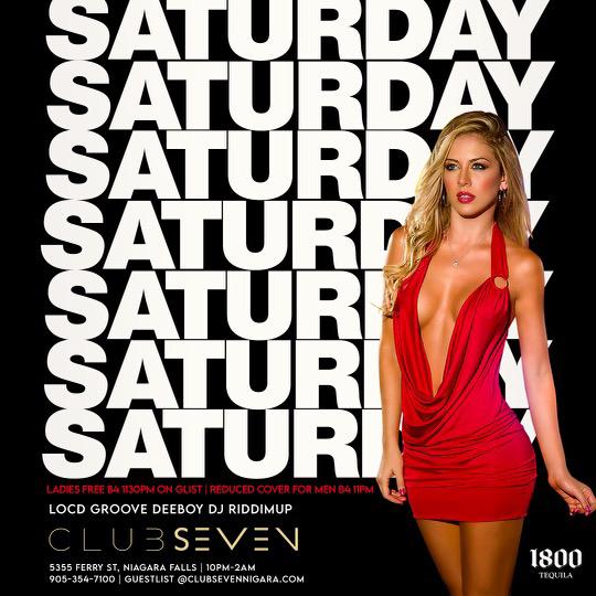 Club Seven - Saturday Clubbing in Niagara Falls 2024