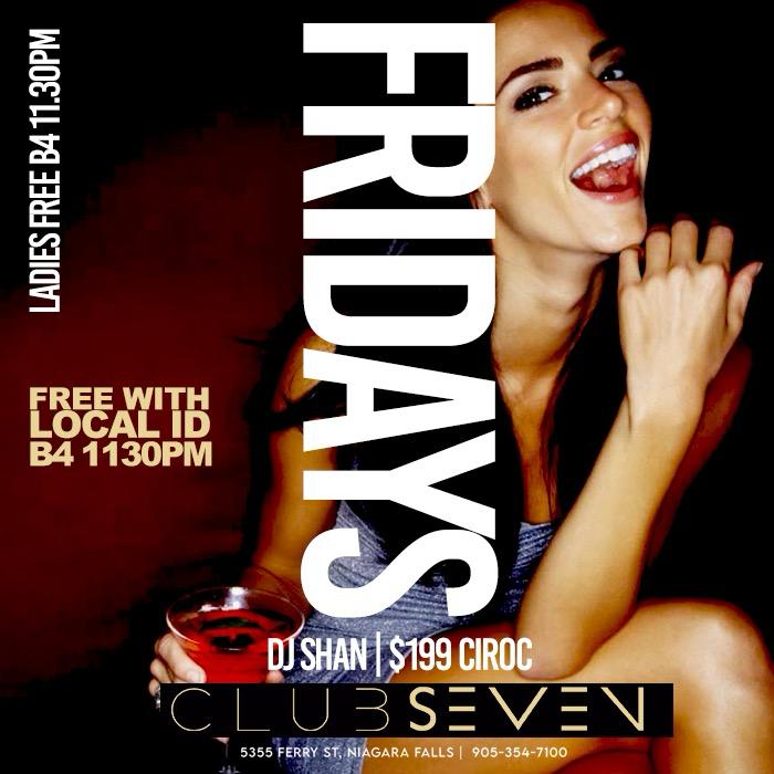 Club Seven - Fridays 2024