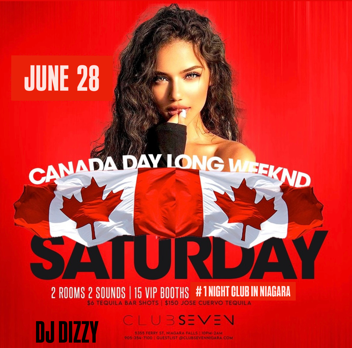 Club Seven - Saturday Clubbing in Niagara Falls 2025