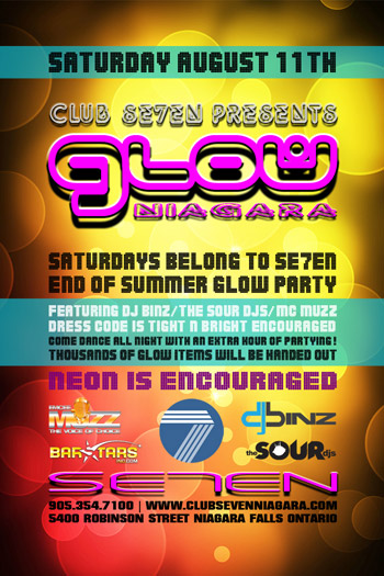 Club Se7en Glow Niagara