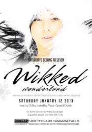 Club Se7en Saturdays Belong To Seven - Wikked Wonderland