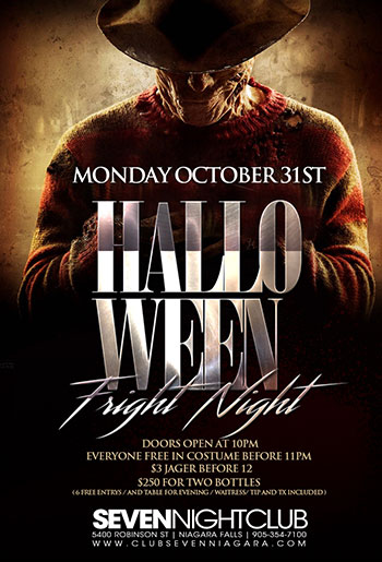 Club Se7en - Special Events - Halloween Friday Night