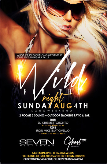 Club Se7en - Wild For The Night Long Weekend