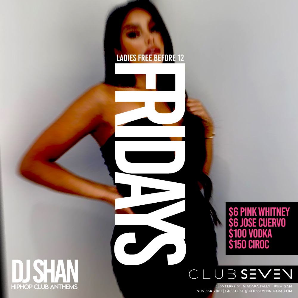 Club Seven - Fridays 2023