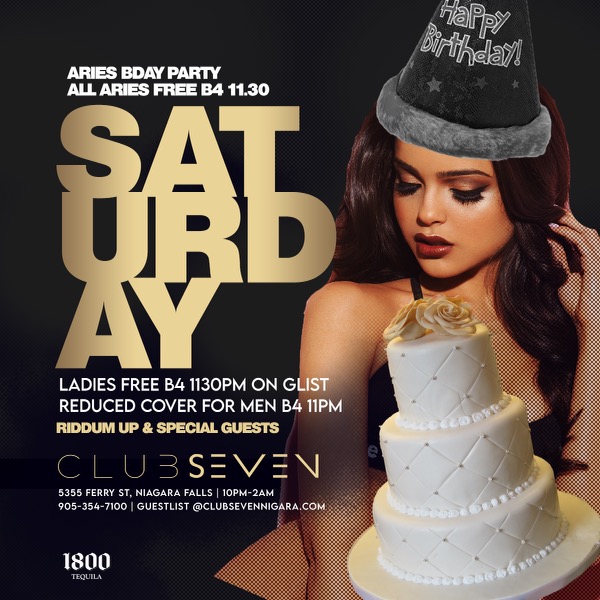 Club Seven - Every Saturday Niagara Falls